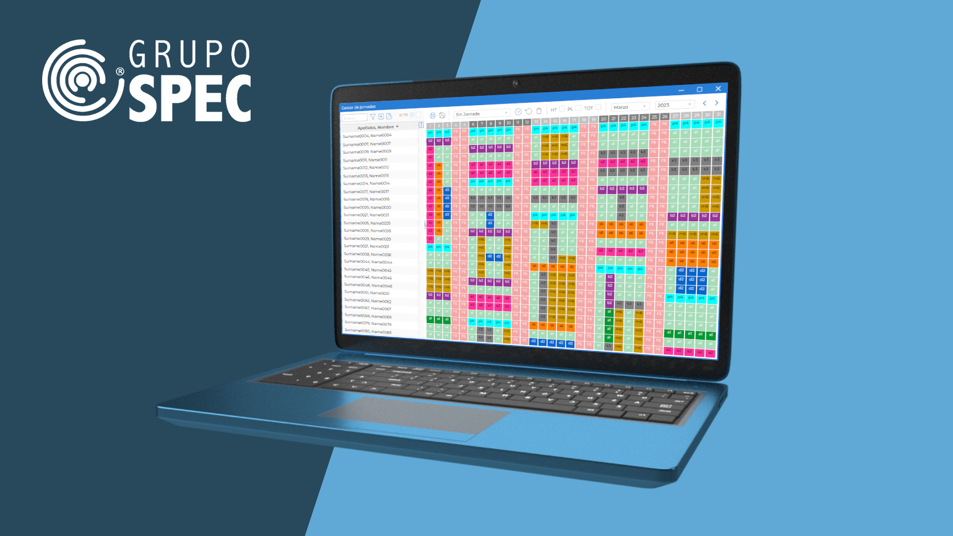 screenshot of netTime one
